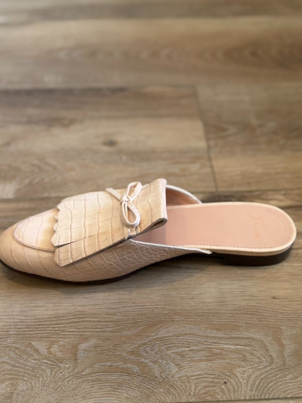 J Crew Academy Kiltie Loafer Mules Sz 9.5 - Picture 7 of 10